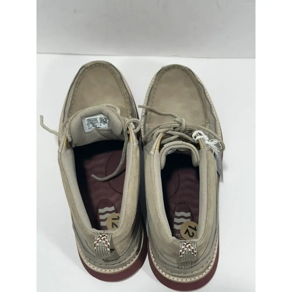 Sperry Men's Authentic Plushwave Birch Lug‎ Chukka Boots STS24469 Tan Size 12